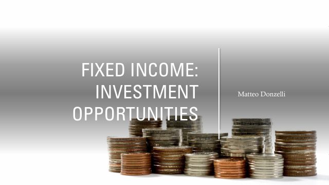 Fixed Income Investment Opportunities document cover