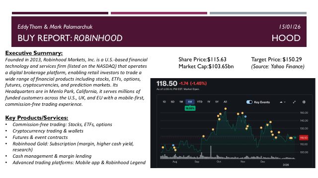 Robinhood Markets document cover