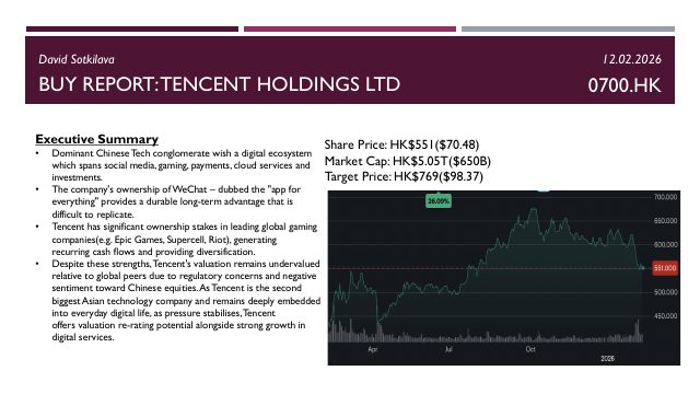 Tencent Holdings document cover